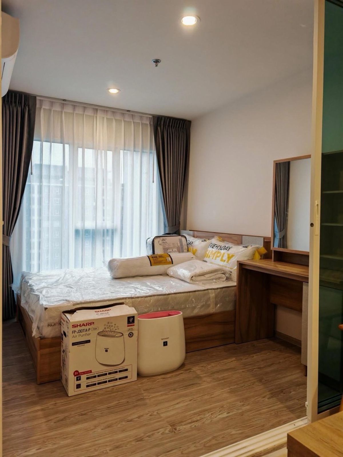 For RentCondoBangna, Bearing, Lasalle : Regent Home Bangna, new room New room, block box B, floor 30