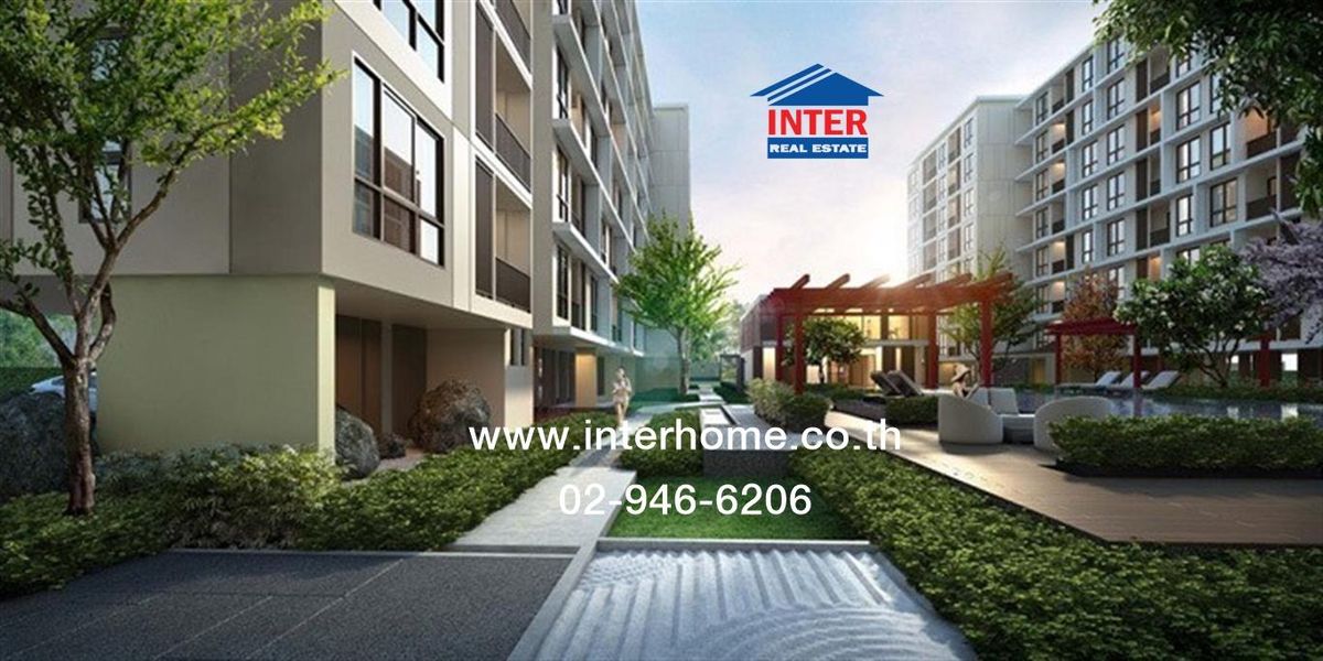 For SaleCondoSriracha Laem Chabang Ban Bueng : Condominium 46.03 sq.m. Casa Condo Sriracha, next to Sukhumvit Road, Sriracha, Chon Buri