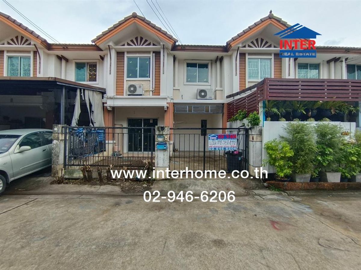 ขายทาวน์โฮมสมุทรปราการ สำโรง : ทาวน์เฮ้าส์ 2 ชั้น 19.1 ตร.ว. หมู่บ้านพฤกษาวิลล์24 ซอยวัดหนามแดง ถนนเทพารักษ์-บางนาตราด ถนนวัดหนามแดง บางพลี สมุทรปราการ