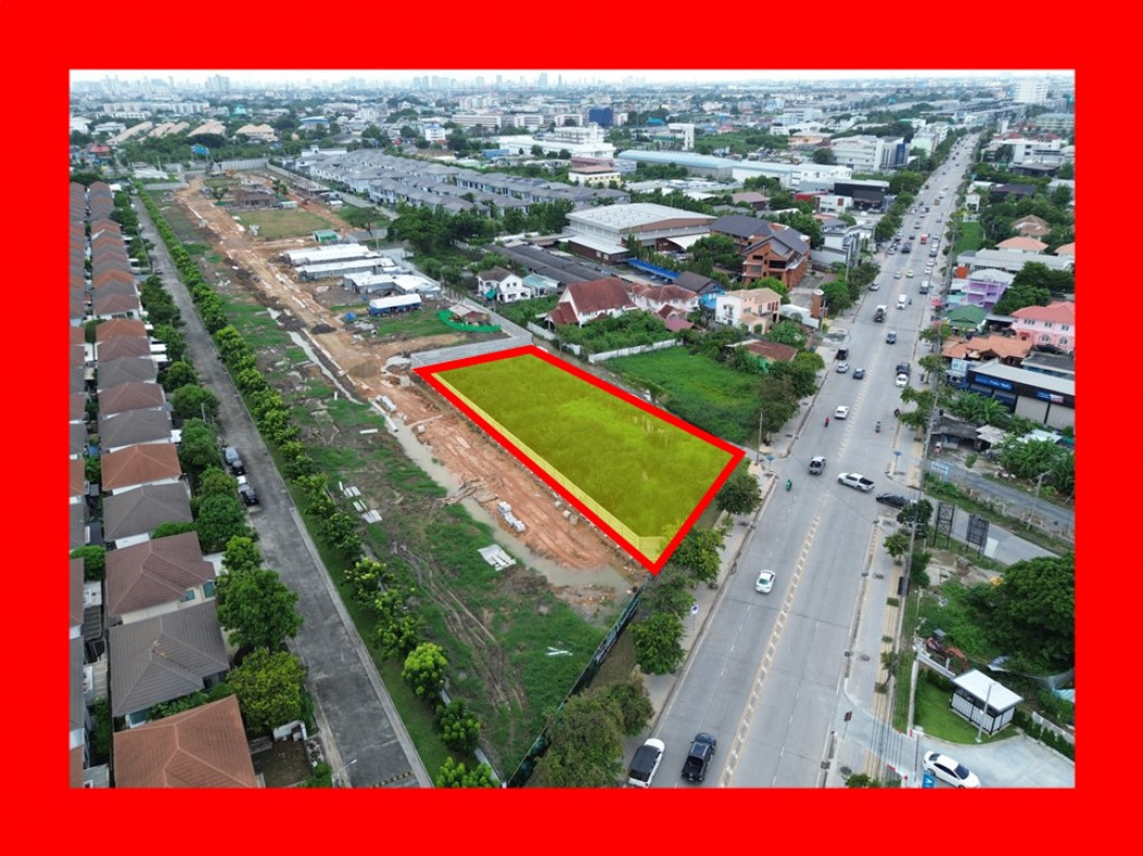 ขายที่ดินลาดกระบัง สุวรรณภูมิ : ขายที่ดิน ทำเลเทพ ริมถนนสุขาภิบาล2 ขนาด 432 ตรว เหมาะทำการค้า DD