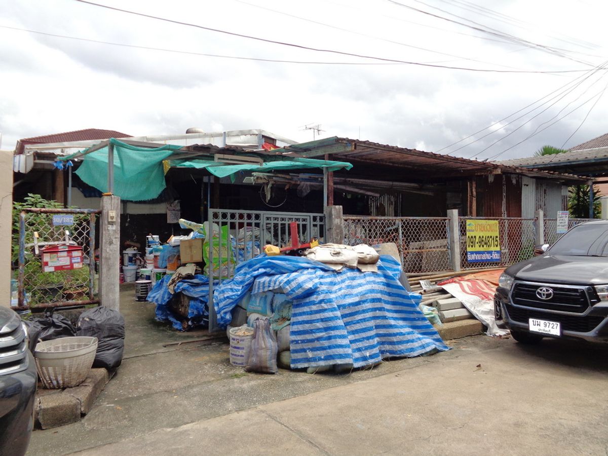 For SaleHouseYothinpattana,CDC : 🚩H1264, single -story house for sale 63 square wah, Soi Nawamin 80  Srinagar Village  Near the Patthawikorn market, next to Soi 2 road