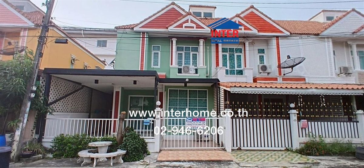 ขายทาวน์โฮมปทุมธานี รังสิต ธรรมศาสตร์ : ทาวน์โฮม 2 ชั้น 29 ตร.ว. หมู่บ้านมัณฑกานต์ ใกล้ตลาดลาดสวาย ถนนพระองค์เจ้าสายคลอง4 ลำลูกกา ปทุมธานี