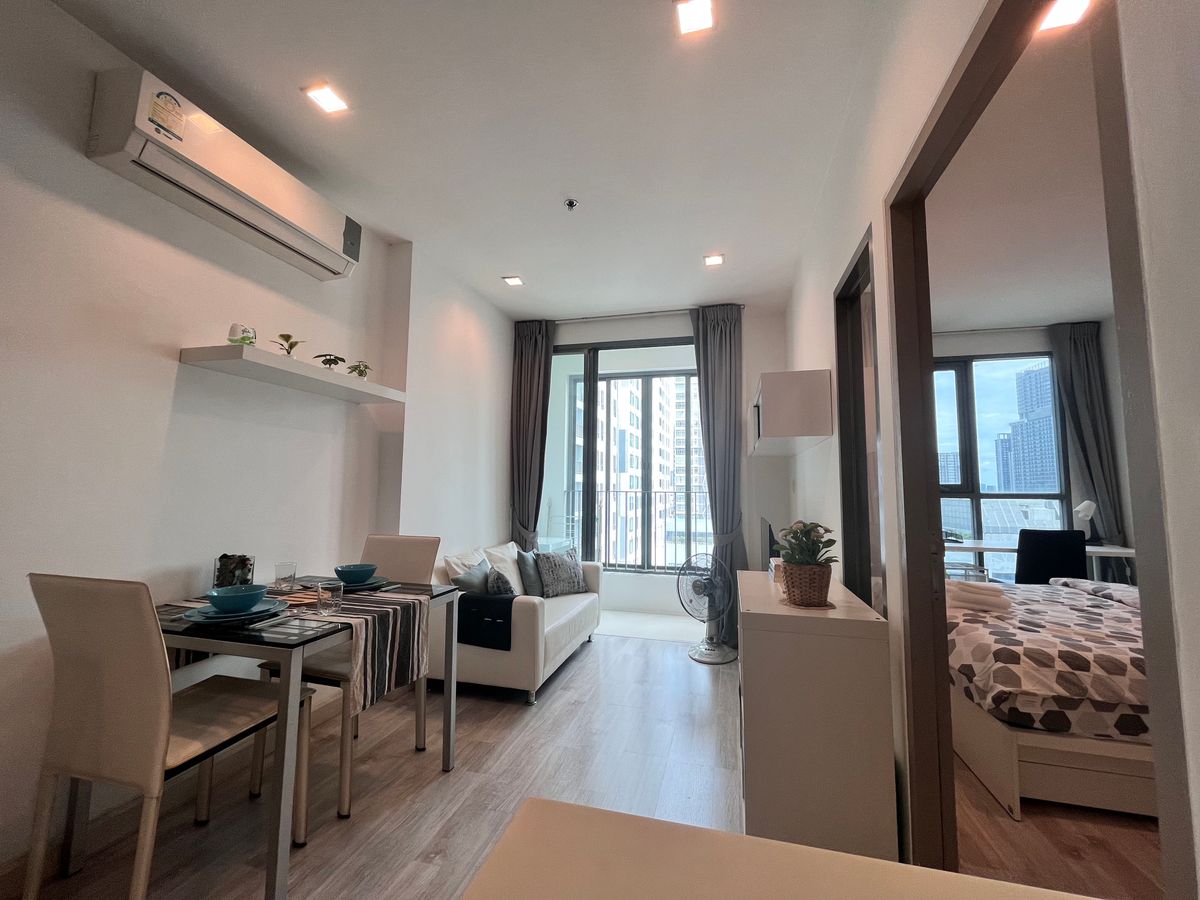 For RentCondoOnnut, Udomsuk : 1 bed 1 bath 31 sqm condo at Ideo Mobi Sukhumvit 81 for rent 16,000THB per month, Onnut BTS station