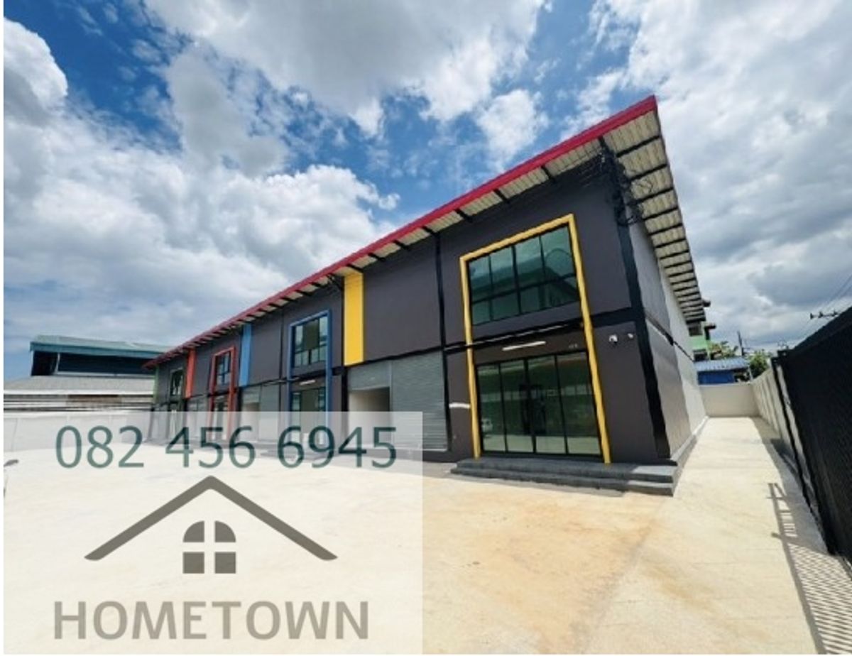 For RentWarehouseRama 2, Bang Khun Thian : Warehouse with a new office (newly built), Rama 2 location, Soi Tha Kham, not deep into the warehouse area of ​​260 square meters / six -wheel wheel vehicle, can enter and exit