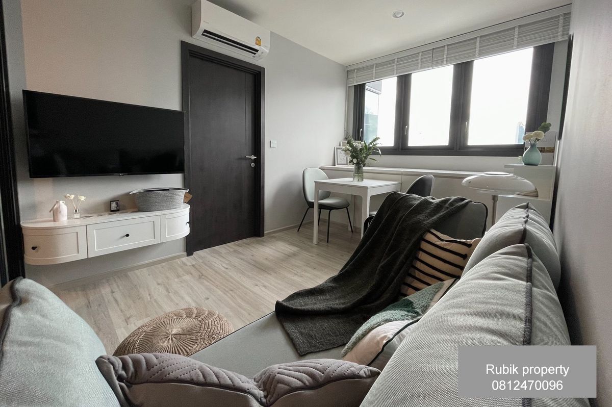 ให้เช่าคอนโดรัชดา ห้วยขวาง : ✨ For Rent: XT Huaykwang – Fully Furnished Condo, Prime Location near MRT! (RB963)