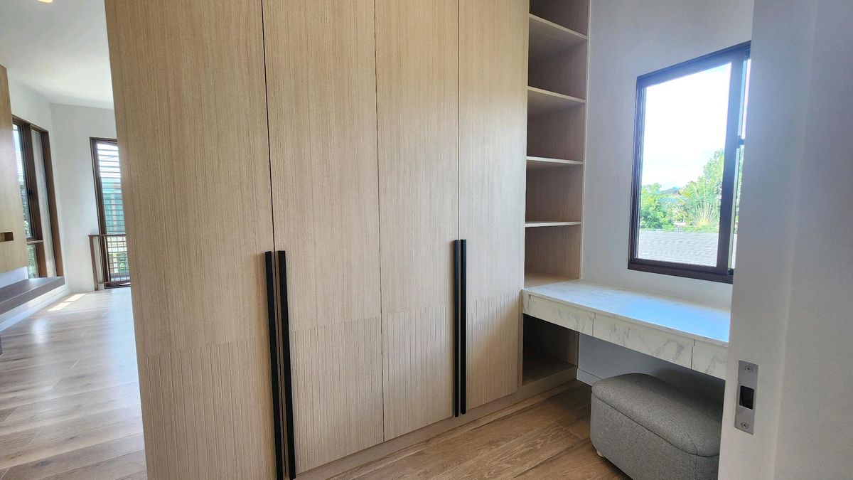 ให้เช่าบ้านพัฒนาการ ศรีนครินทร์ : Burasiri Krungthepkreetha | ให้เช่าบ้านเดี่ยวหลังมุม 4 ห้องนอน 2 ที่จอดรถ หน้ากว้าง แต่งสไตล์ Japandi สะอาดสะอ้าน น่าอยู่