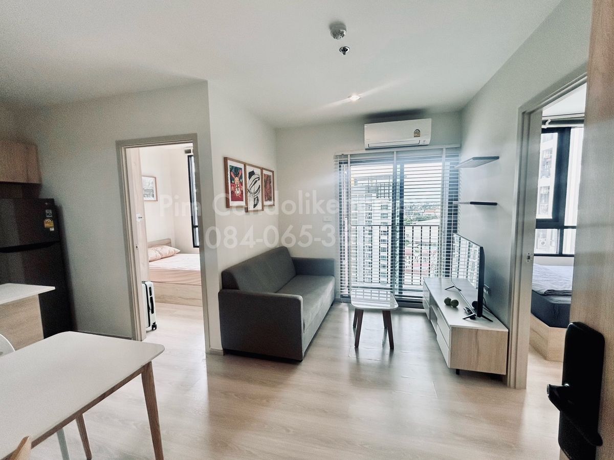 For RentCondoPattanakan, Srinakarin : Price bargain 🏡 Nue Noble Srinakarin - Laasalle 2Bedroom 1Bathroom 🚈 5 Minutes Walk to the Yellow Line Skytrain Lasalle Station