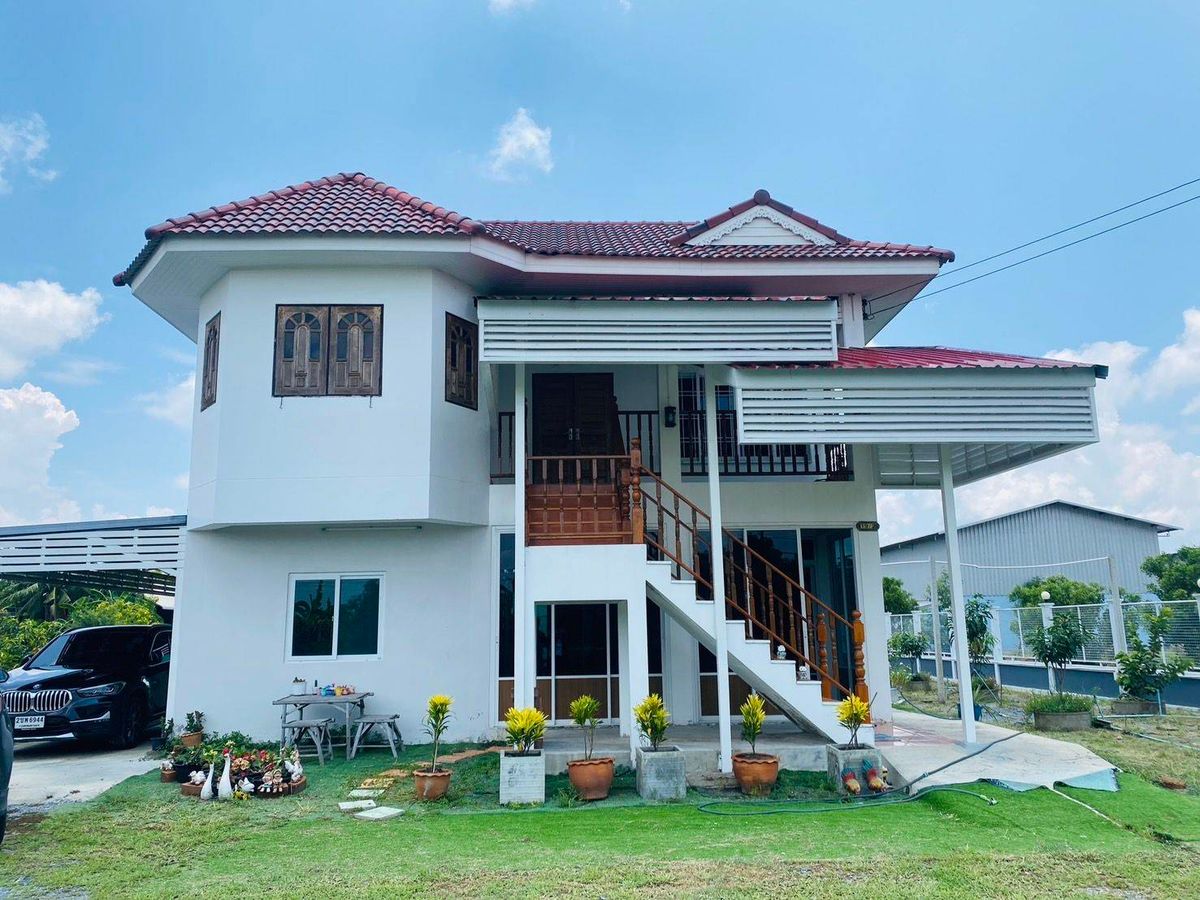 ขายบ้านปทุมธานี รังสิต ธรรมศาสตร์ : ขาย บ้านเดี่ยว  1 ไร่ 2 งาน ลำลูกกา คลอง11 ปทุมธานี 
