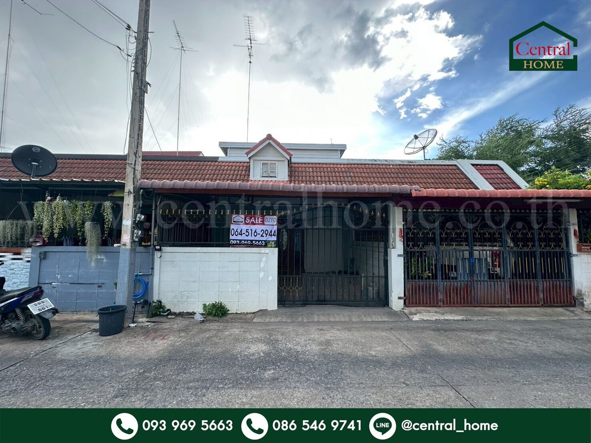 ขายทาวน์โฮมราชบุรี : ทาวน์เฮ้าส์ ถนนบ้านปากแรต บ้านโป่ง - ราชบุรี ราคาถูก