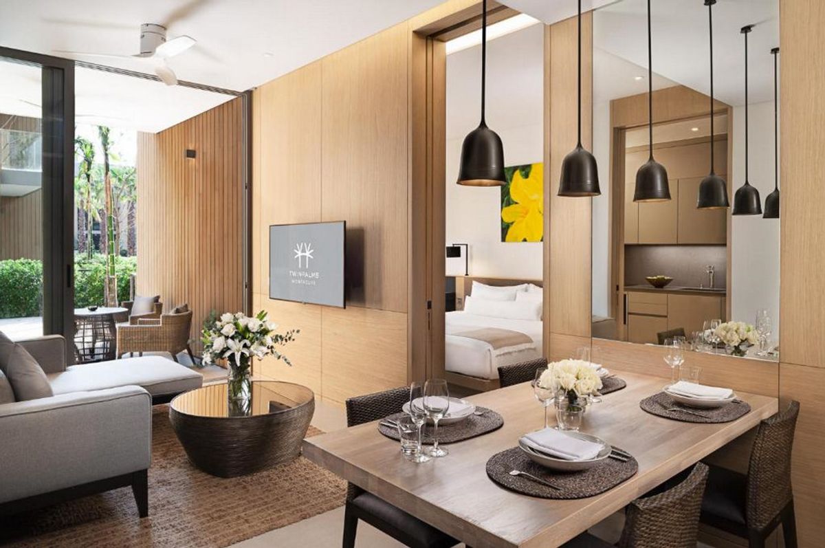 For SaleCondoPhuket : Call : 064-992-8997 Twinpalms Montazure Residences Phuket @Kamala Beach (Beachfront Villa), 153 sq.m 1 Bedroom 1st floor, Fully furnished, Ready to move in