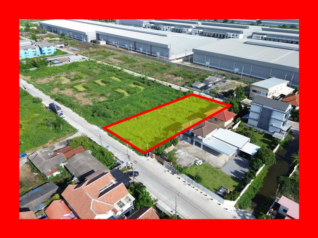 ขายที่ดินสมุทรปราการ สำโรง : ขาย ที่ดิน ซอยหมู่บ้านนันทกาปาร์ควิลล์  400 ตรว ใกล้ถ.เทพารักษ์แค่ 900 ม. DD