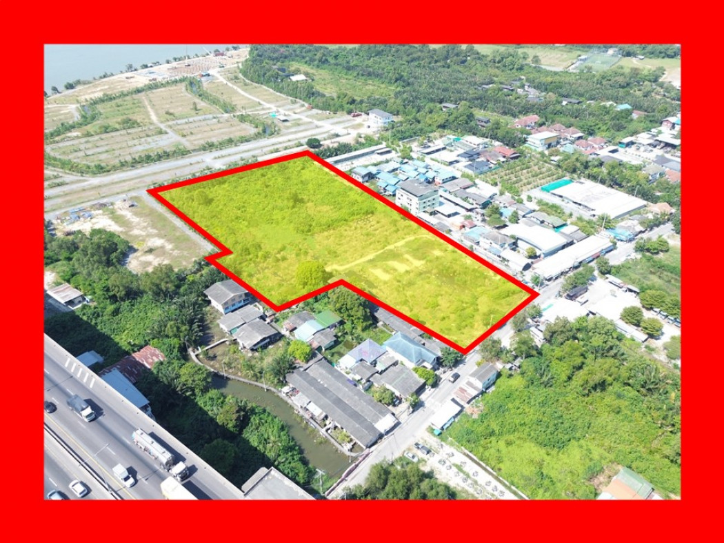 ขายที่ดินสมุทรปราการ สำโรง : ขาย ที่ดิน ผังสีม่วง 11 ไร่กว่า ถนนเทศบาลสำโรงใต้21