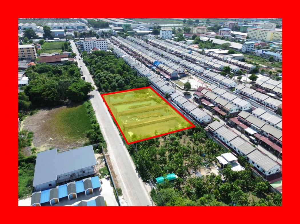 ขายที่ดินปทุมธานี รังสิต ธรรมศาสตร์ : ขาย ที่ดิน ผังส้ม 2 ไร่ ซ.เทพกุญชร 27 ถนนกว้าง8 เมตร ใกล้ถนนพหลโยธินแค่ 1 กม. DD