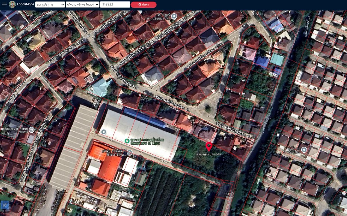 For SaleLandSamut Prakan,Samrong : Land for sale Nam Daeng-Bang Phli  1-3-58 rai , Soi Nam Daeng-Bang Phli 15