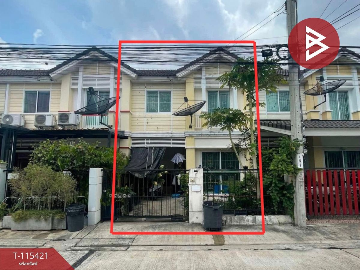 For SaleTownhomeSeri Thai, Ramkhamhaeng Nida : Townhouse for sale Pruksa Ville Village 50/1 Ramkhamhaeng, Bangkok