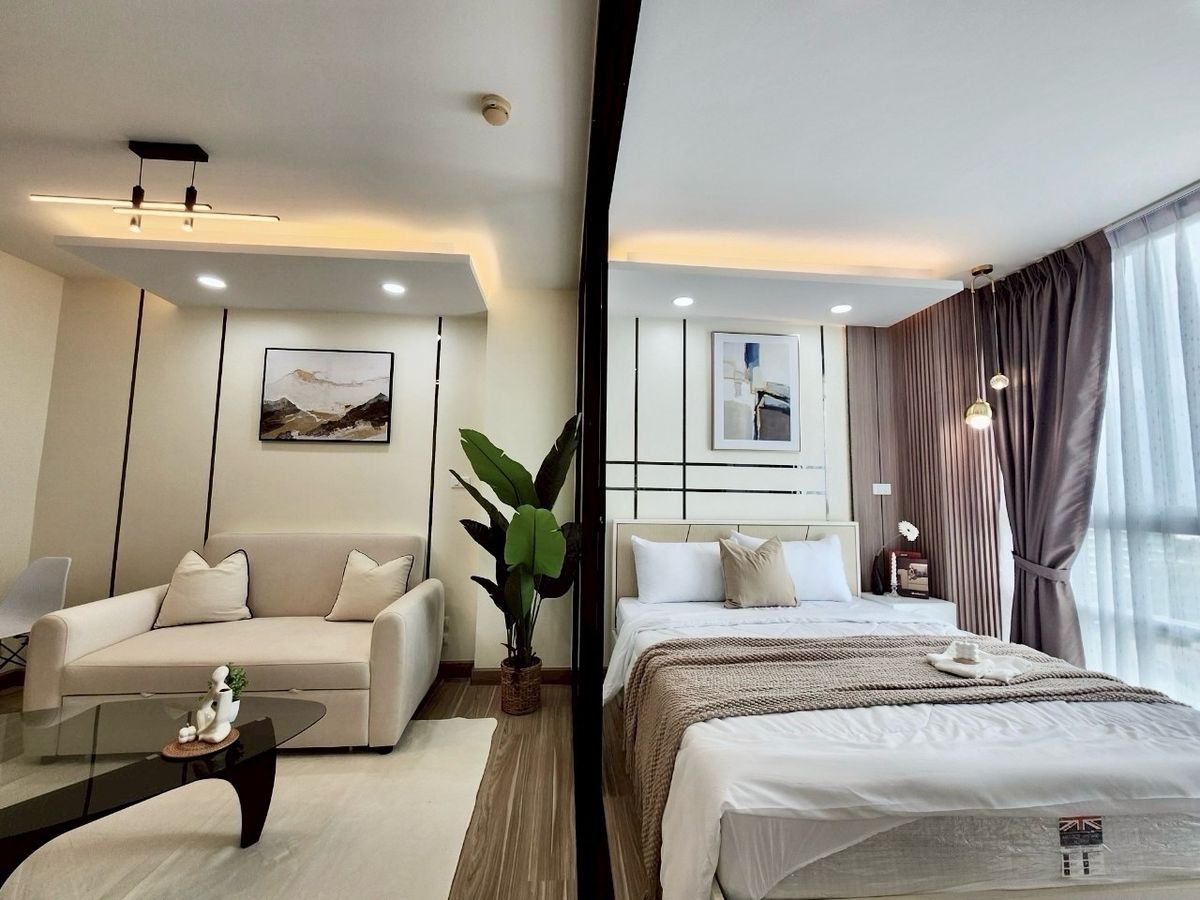 For SaleCondoPhuket : 💥Hot deal❗️ The Light Suanluang, complete decoration room, good view