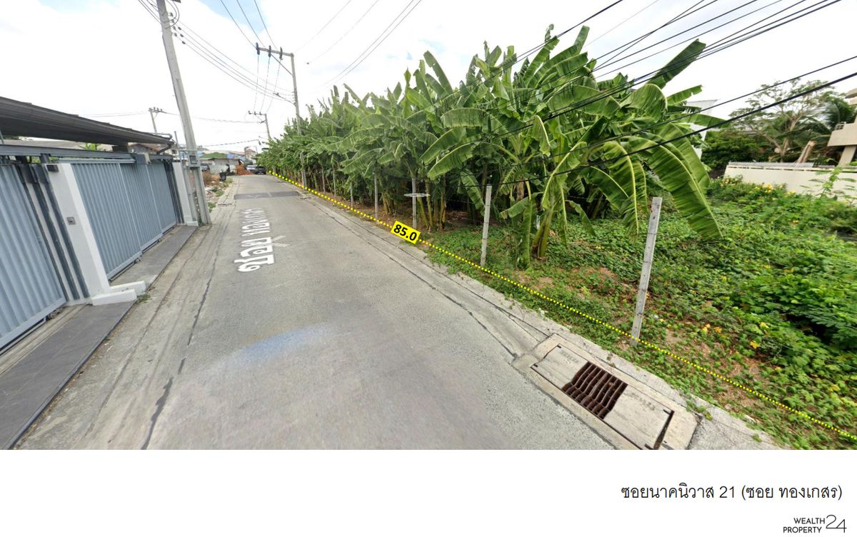 ขายที่ดินโชคชัย4 ลาดพร้าว71 : ขายที่ดิน ซ.นาคนิวาส 21 (ซ.ทองเกสร) - 1 ไร่