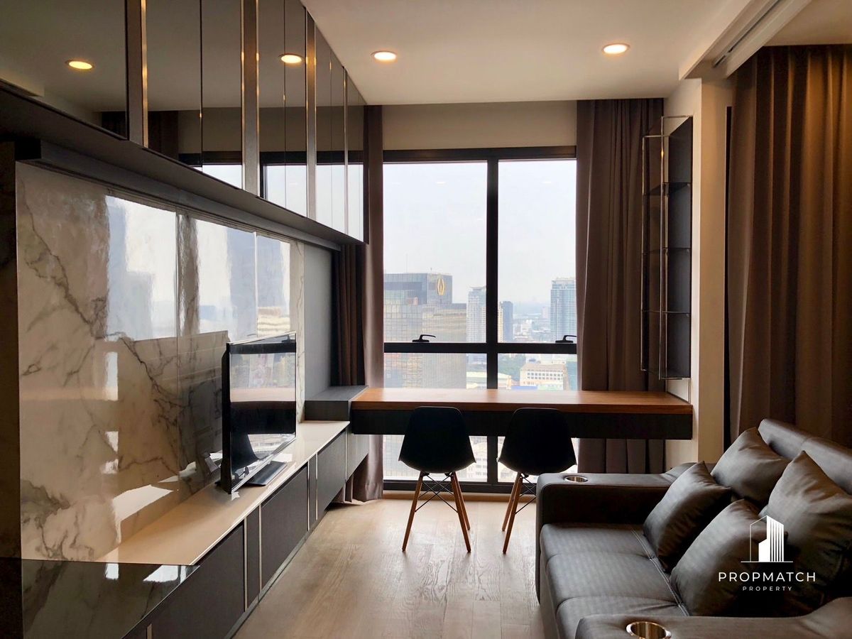For RentCondoSiam Paragon ,Chulalongkorn,Samyan : ✨flash deal ✨ASHTON Chula-Silom (1Bed 1Bath 33SQM.) Completely ready !! Only 28,500 baht per month Tel.0981315848 @PropMatch