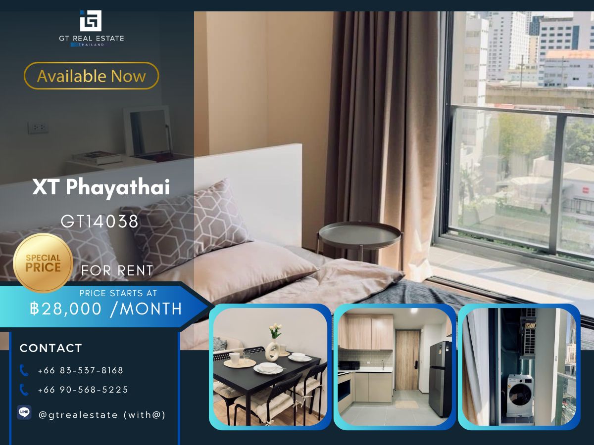 For RentCondoRatchathewi,Phayathai : XT PHAYAThai condo is convenient to travel near the BTS Skytrain. Ready to stay immediately