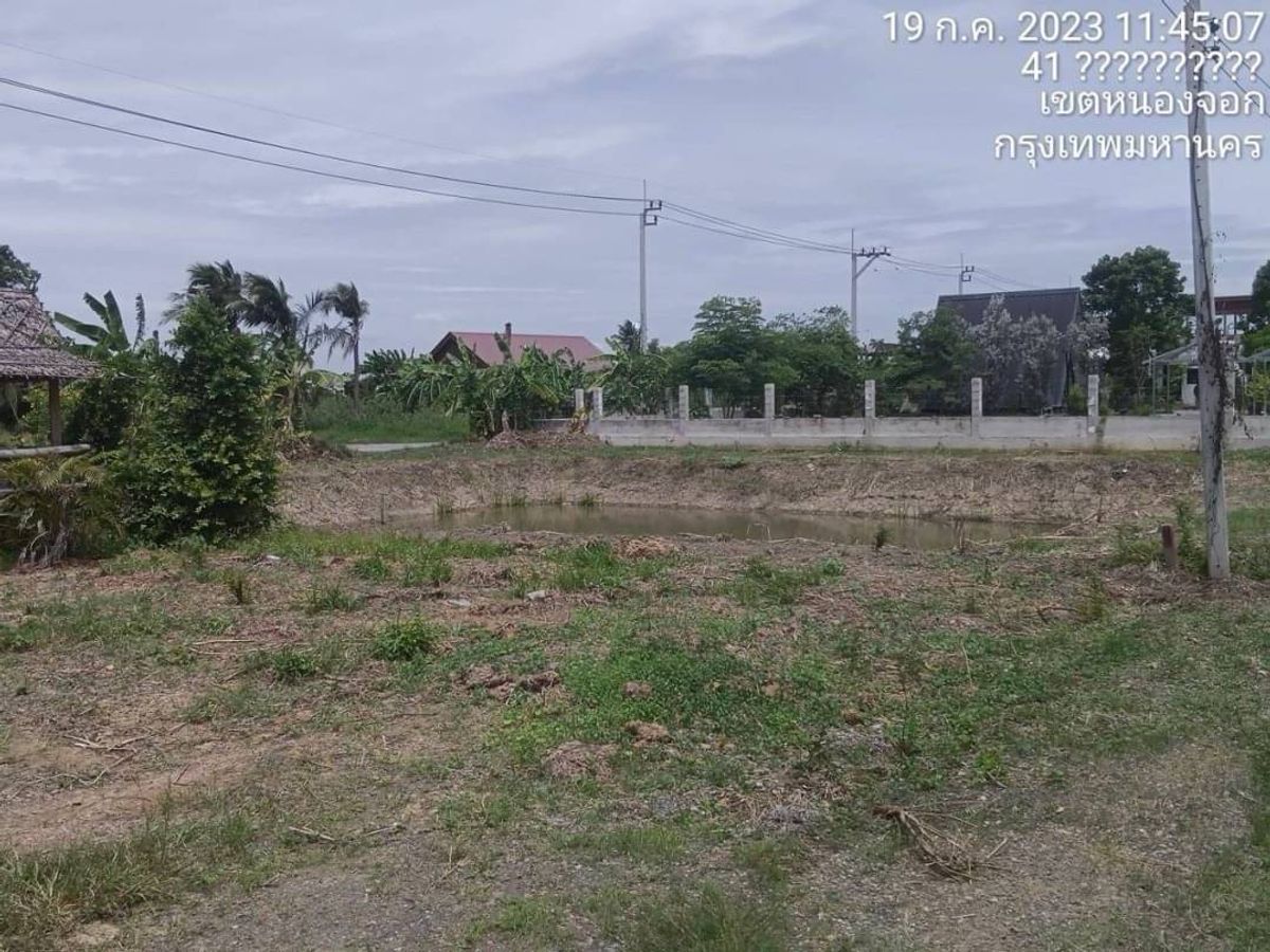 For SaleLandMin Buri, Romklao : Land for sale in Khlong 12, Nong Chok Mitmaitri 6, Pracha Samran Road