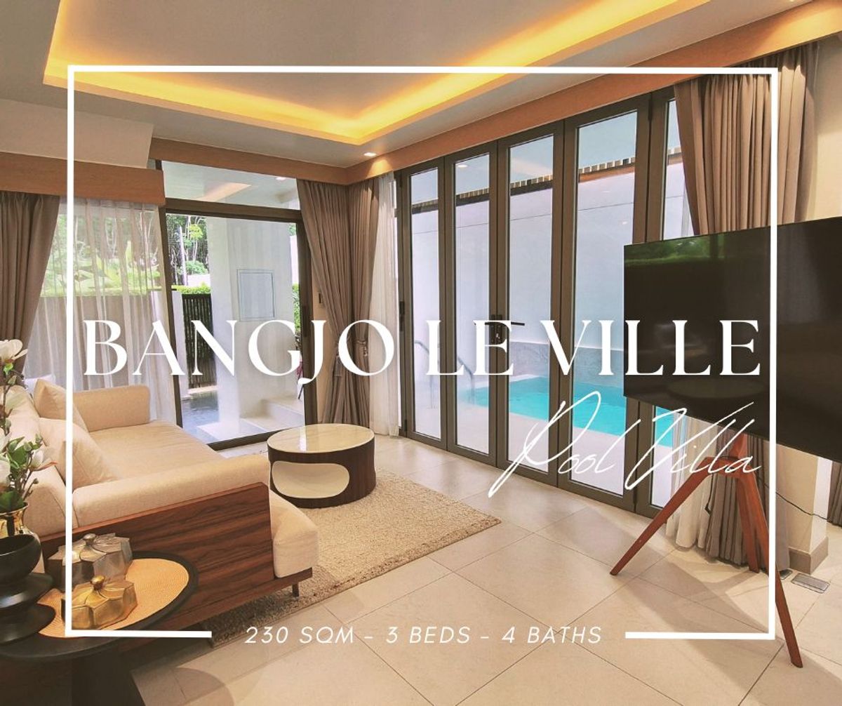 For SaleHousePhuket : 🏡bangjo Le Ville Brand New Cozy Pool Villa-Fully Furnished-Close to Blue Tree-Cherngtalay