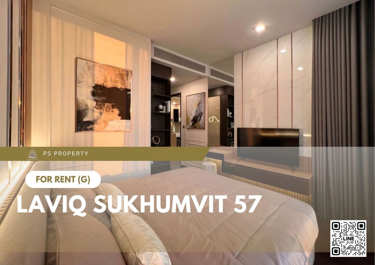 ให้เช่าคอนโดสุขุมวิท อโศก ทองหล่อ : ให้เช่า 📍 LAVIQ Sukhumvit 57 📍 เฟอร์นิเจอร์ และ เครื่องใช้ไฟฟ้าครบ ใกล้ BTS ทองหล่อ