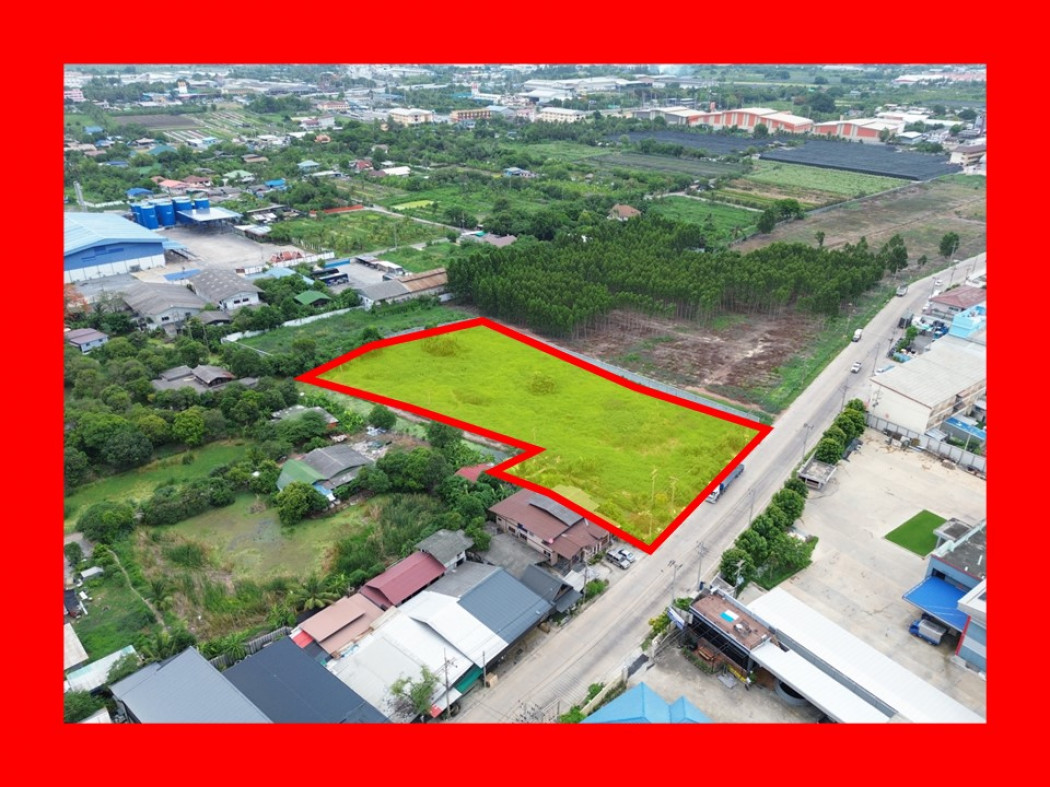 ขายที่ดินมหาชัย สมุทรสาคร : ขายถูกมาก ที่ดิน ผังสีม่วง ซอยคลองมะเดื่อ13 กระทุ่มแบน 4 ไร่กว่า ใกล้ถนนเศรษฐกิจ 1 แค่ 600 เมตร DD