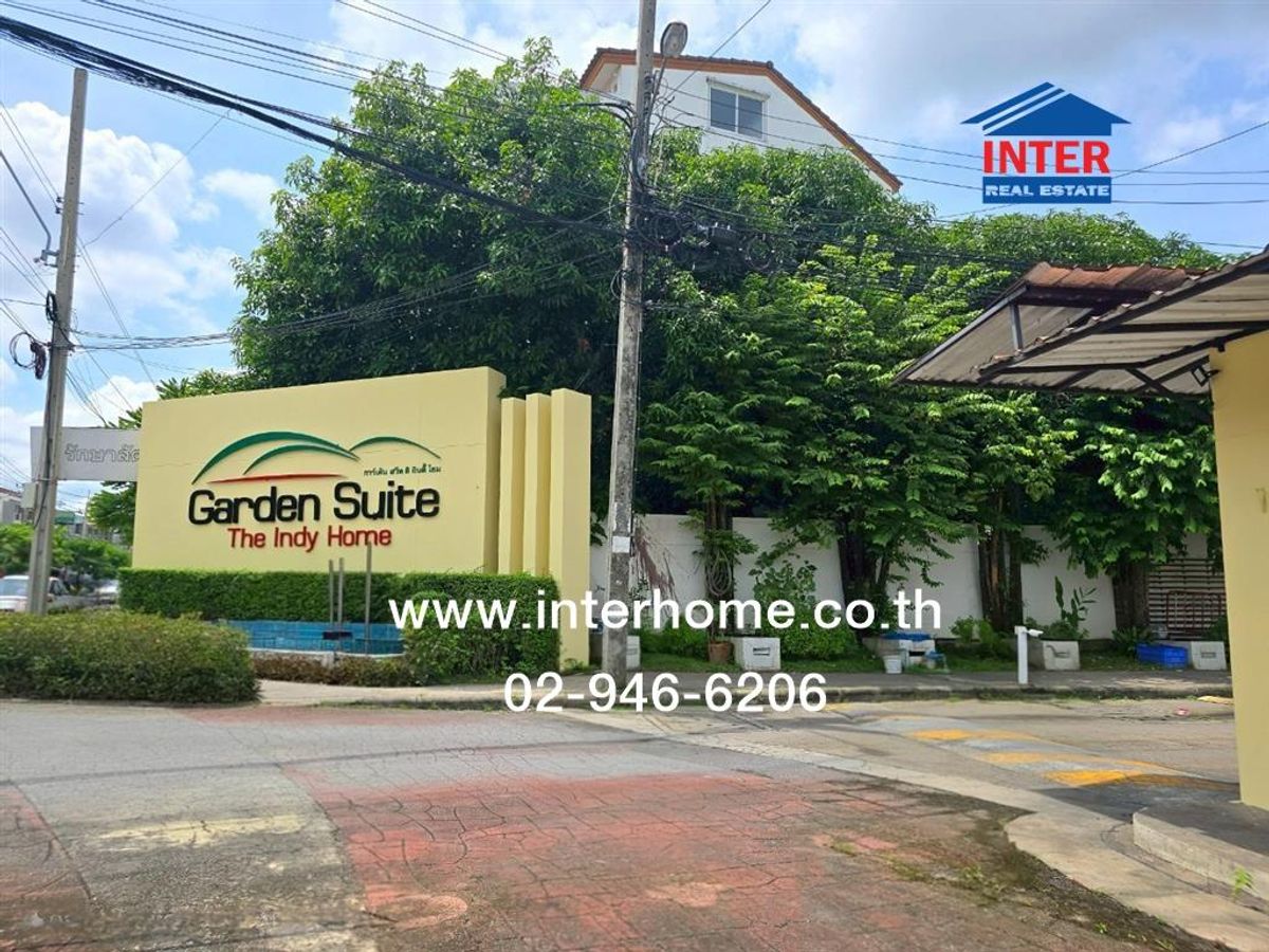 ขายทาวน์โฮมมีนบุรี-ร่มเกล้า : ทาวน์เฮ้าส์ 2 ชั้น 16.1 ตร.ว. หมู่บ้านการ์เด้นสวีท ดิอินดี้โฮม ซอยราษฎร์พัฒนา27/1 ถนนราษฎร์พัฒนา เขตสะพานสูง กรุงเทพมหานคร