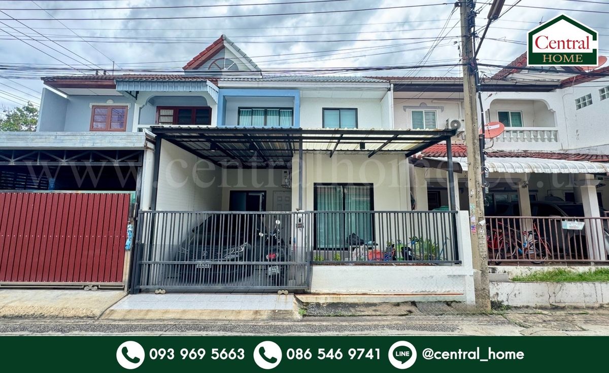 ขายทาวน์โฮมรัตนาธิเบศร์ สนามบินน้ำ พระนั่งเกล้า : ทาวน์โฮม ซื่อตรง รัตนาธิเบศร์ ใกล้รถไฟฟ้าสายสีม่วง สถานีไทรม้า