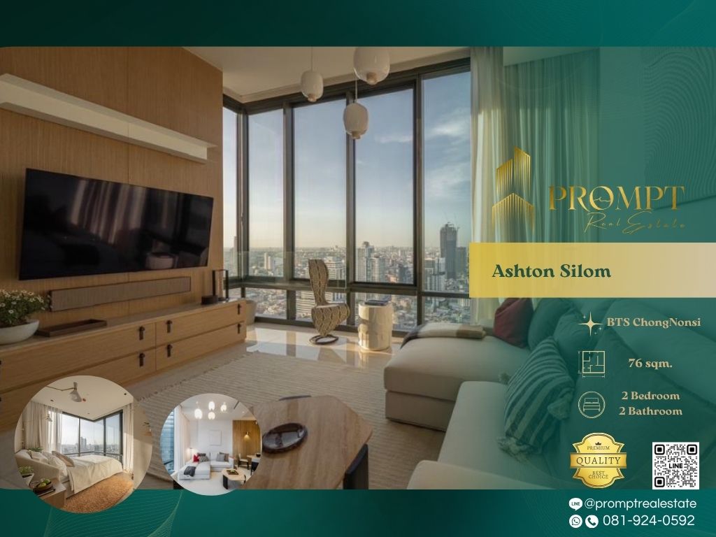 For RentCondoSilom, Saladaeng, Bangrak : AB05380 - Ashton Silom  :  แอชตัน สีลม - BTS ChongNonsi / BangkokChristianHospital MRT Samyan