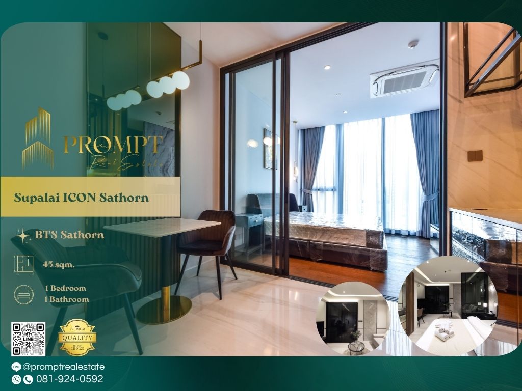 ให้เช่าคอนโดสาทร นราธิวาส : ST13471 - Supalai ICON Sathorn :  ศุภาลัย ไอคอน สาทร