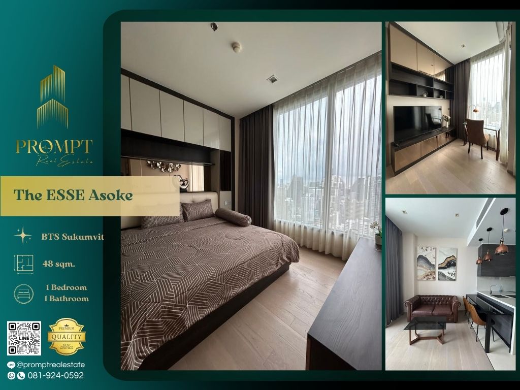 For RentCondoSukhumvit, Asoke, Thonglor : ST13467 - The ESSE Asoke  :  ดิ เอส อโศก - BTS Sukumvit / MRT Sukumvit / SWU