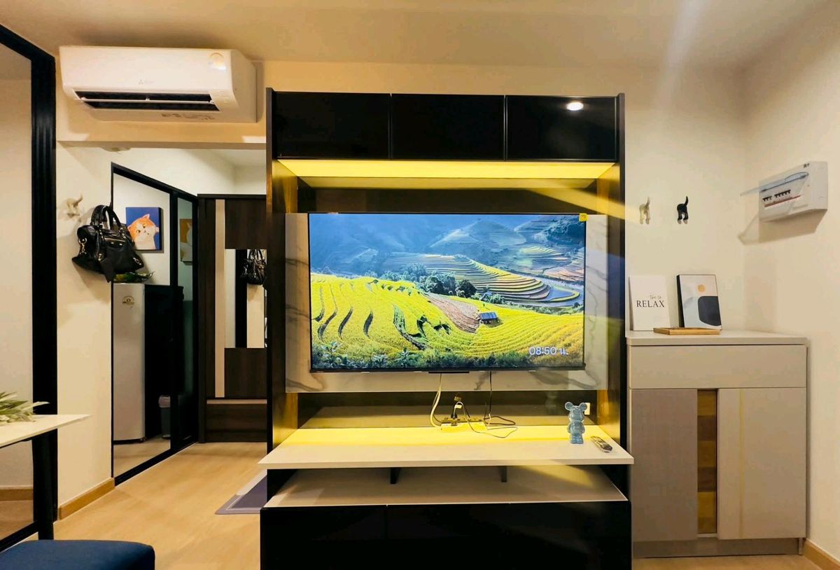ให้เช่าคอนโดปทุมธานี รังสิต ธรรมศาสตร์ : ให้เช่า Terra Resident ตกแต่งสวย พร้อมเข้าอยู่