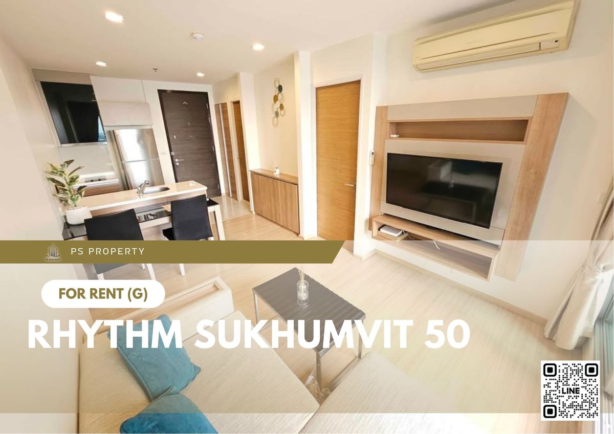 ให้เช่าคอนโดอ่อนนุช อุดมสุข : ให้เช่า 📍 Rhythm Sukhumvit 50 📍 เฟอร์นิเจอร์ และ เครื่องใช้ไฟฟ้าครบ ใกล้ BTS อ่อนนุช