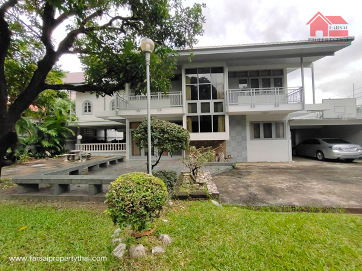 For RentHouseOnnut, Udomsuk : 2 -storey detached house for rent, area 120 sq.w., 4 bedrooms, 4 bathrooms, Air Fern, Sukhumvit Road 103 Soi Udom Suk, near Central Bangna, rental price 28,000 baht/