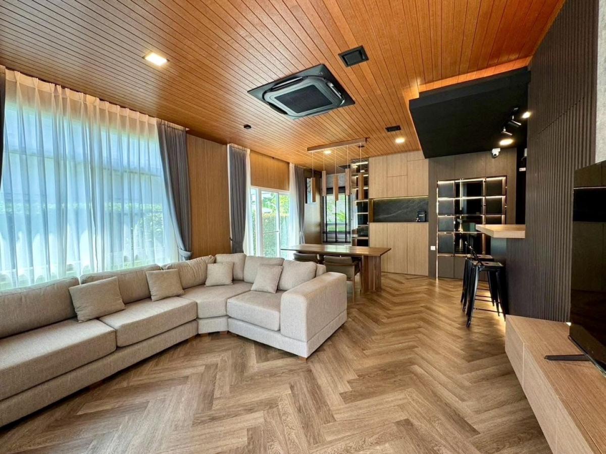 ให้เช่าบ้านลาดกระบัง สุวรรณภูมิ : 🌟ให้เช่าบ้านเดี่ยว มัณฑนา บางนา–วงแหวน 2 ชั้น 4 ห้องนอน| 4ห้องน้ำ ตกแต่งสวยมาก เฟอร์นิเจอร์ครบ💥ค่าเช่า 120,000 บาท/เดือน