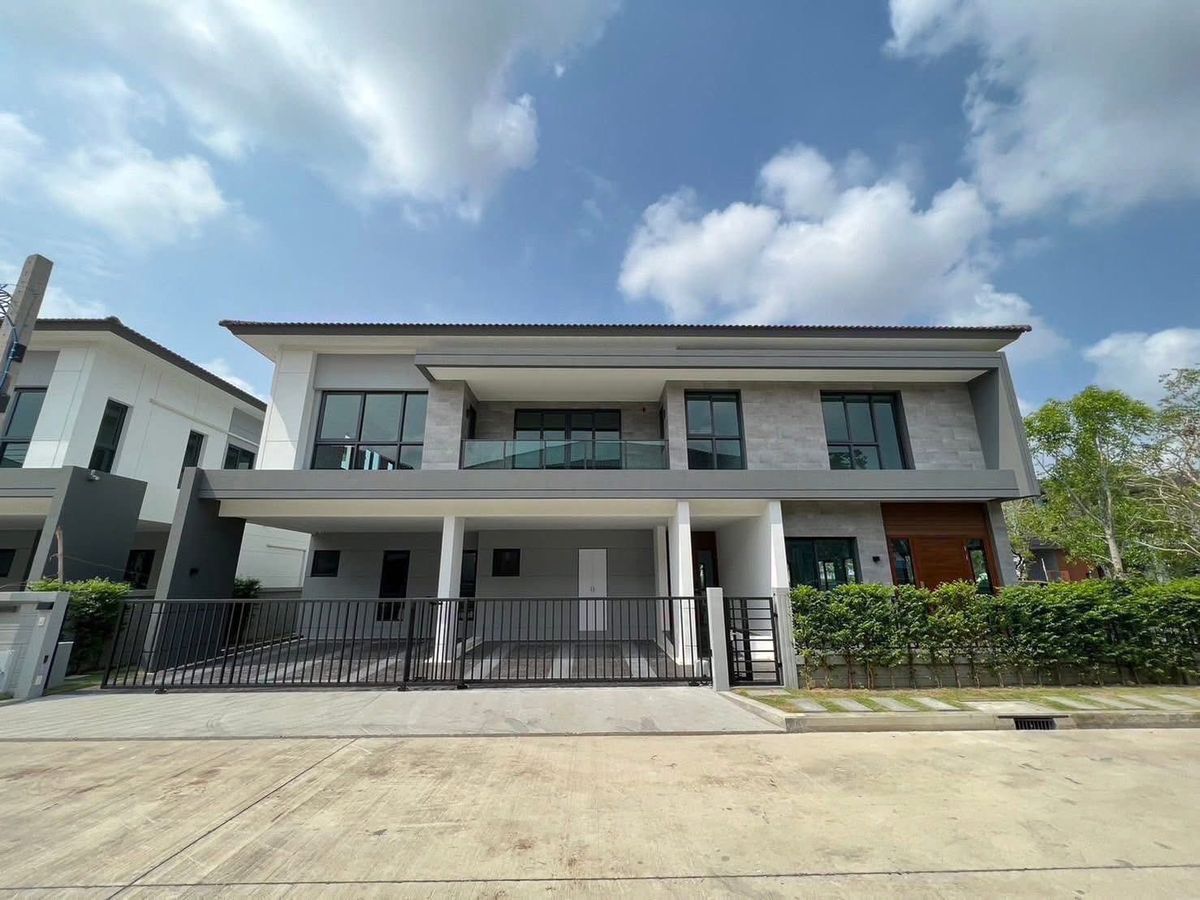 For RentHouseBangna, Bearing, Lasalle : K-644 for rent now! Detached house, The City Bangna is ready.