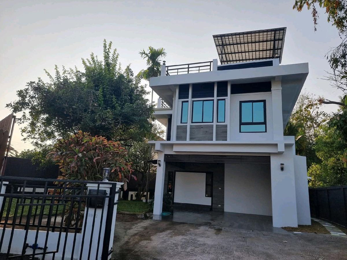 บ้านเชียงใหม่ : House Rent  or Sale Located San Sai Chiang Mai ( No flooded ) 