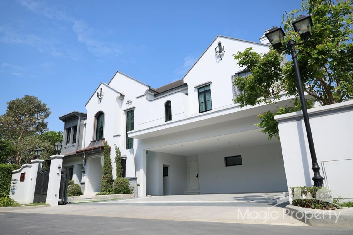 For RentHousePattanakan, Srinakarin : Pool Villa 5 Bedroom Single House For Rent in Nantawan Rama 9 - New Krungthepkreetha, Kanchana Phisek 12, Saphan Sung, Bangkok