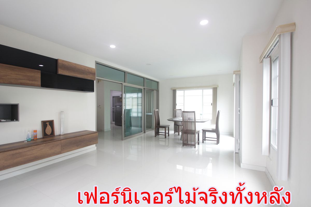 For SaleHousePhutthamonthon, Salaya : Baan Dae Yewaphatsorn Pinklao Petchkasem The new house has never been to sell, loss with fir, air conditioner, refrigerator, curtain, 61.9 square wah.