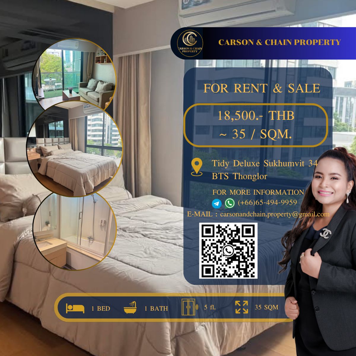 คอนโดสุขุมวิท อโศก ทองหล่อ : Tidy Deluxe Sukhumvit 34
