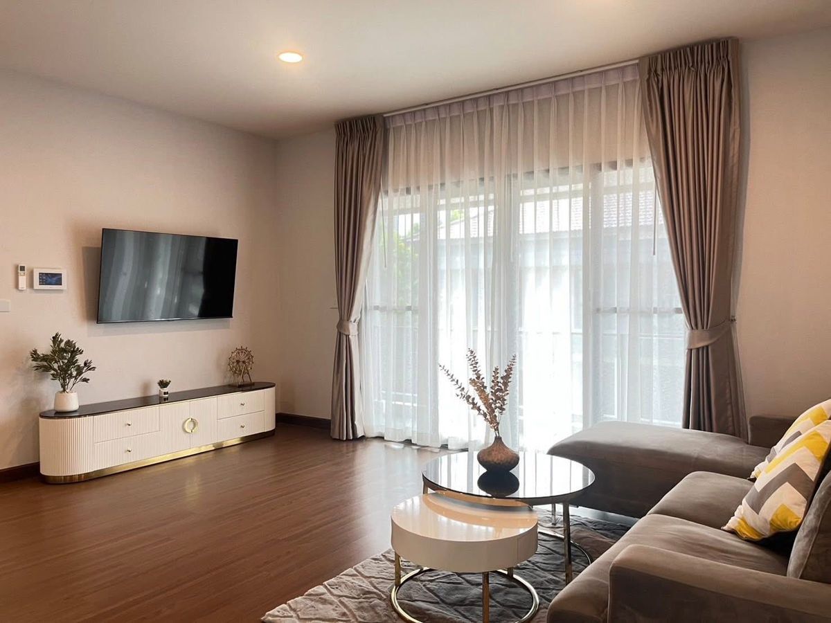 For RentHouseBangna, Bearing, Lasalle : K-644 for rent now! Detached house, The City Bangna is ready.