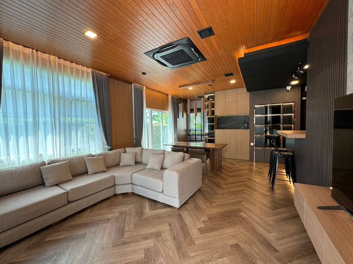 ให้เช่าบ้านลาดกระบัง สุวรรณภูมิ : K-6446 ให้เช่าด่วน ! บ้านเดี่ยว มัณฑนา บางนา วงแหวน (รามคำแหง2) พร้อมอยู่ ใกล้เมกะบางนา