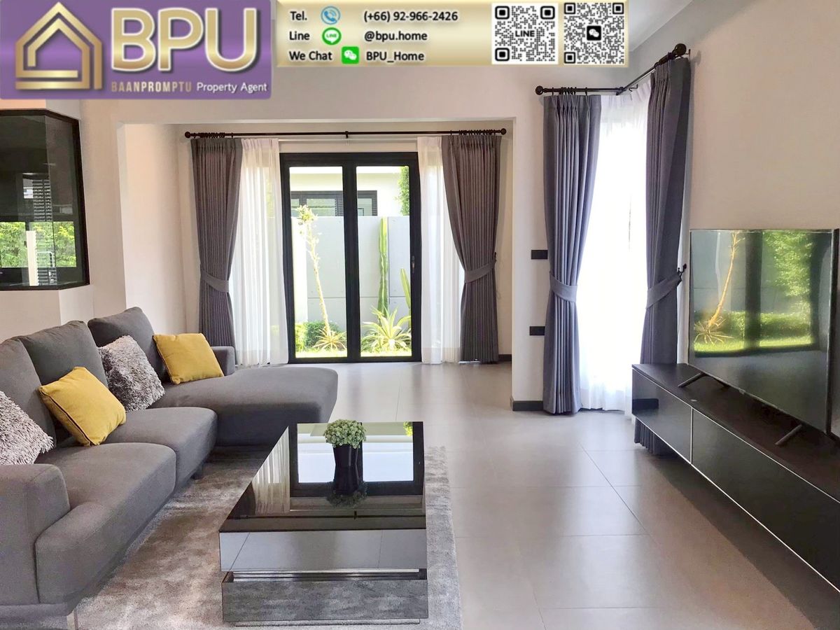 For RentTownhomeBangna, Bearing, Lasalle : **3 Bedrooms Townhome for RENT** VIVE Bangna km.7 Near Mega Bangna