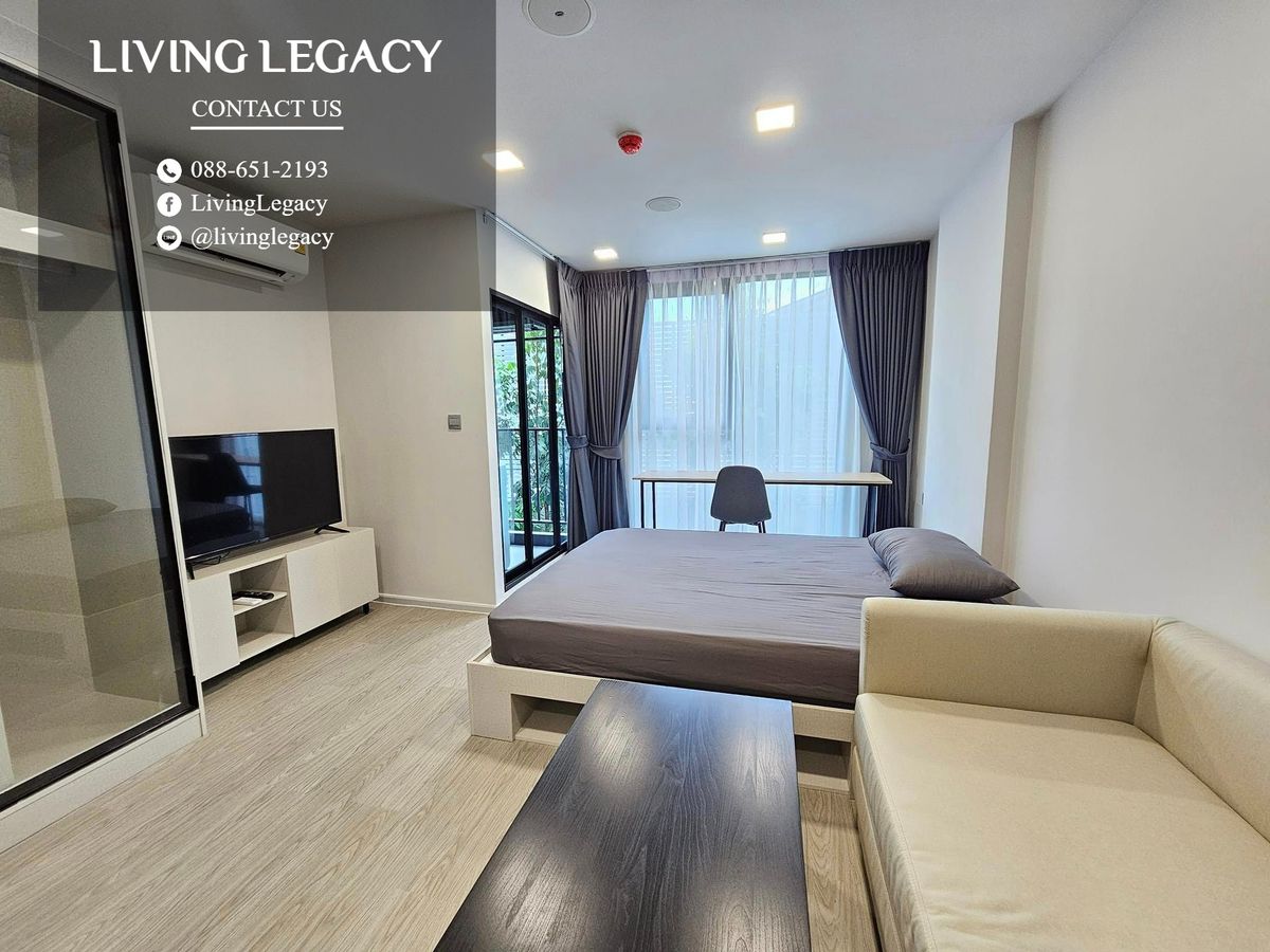 ให้เช่าคอนโดอ่อนนุช อุดมสุข : SGAVH4 ให้เช่าคอนโด Atmoz Oasis Onnut 24 ตร.ม. ชั้น 2 ตึก E line id : @livinglegacy