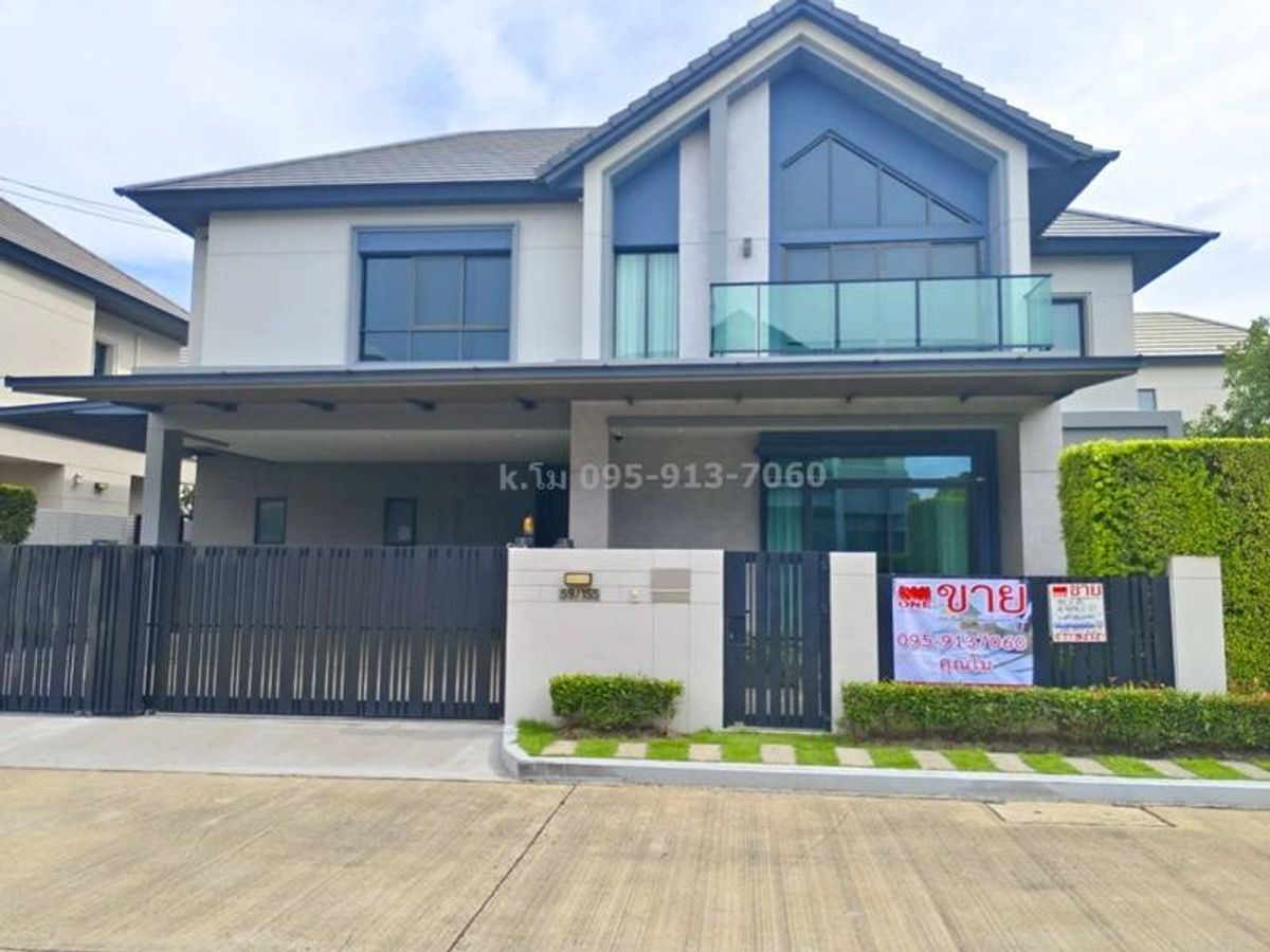 For SaleHouseRama5, Ratchapruek, Bangkruai : Single House, Bangkok Boulevard, Rama 5, Achiyaprasit Road, Mahasawat Subdistrict, Bang Kruai District, Nonthaburi Province