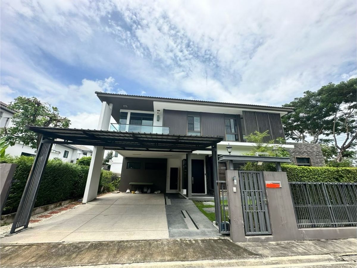 ขายบ้านบางนา แบริ่ง ลาซาล : ขายบ้านเดี่ยว มัณฑนา ศรีนครินทร์ บางนา   บ้านแปลงมุม
