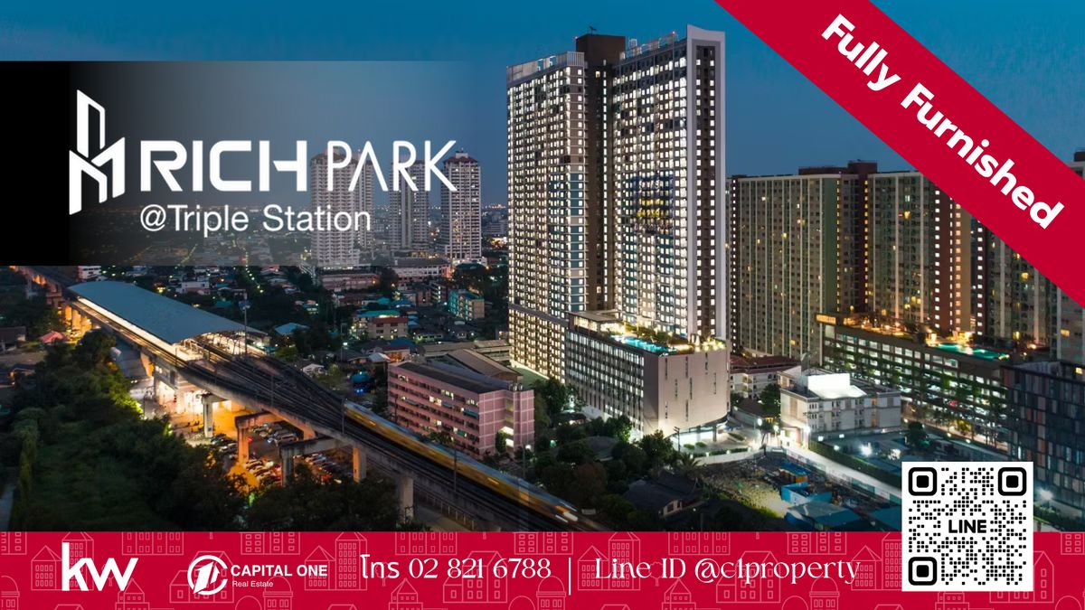 For RentCondoPattanakan, Srinakarin : Rich Park Triple Station, Airport Link Hua Mak