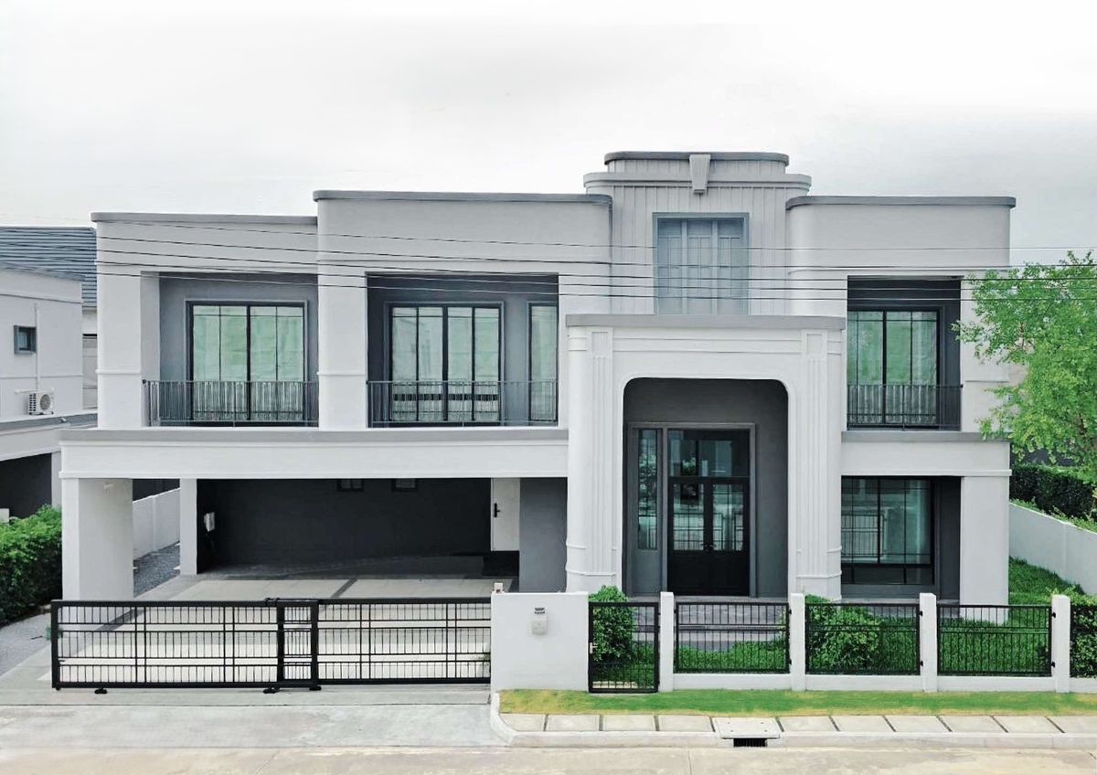 ขายบ้านนวมินทร์ รามอินทรา : ✨🏦 คฤหาสน์หรู Type ใหญ่สุดคุ้มค่า! 🌟หลังสุดท้ายในโครงการ ไม่เคยเข้าอยู่ ✨พร้อมแอร์ให้แล้ว!