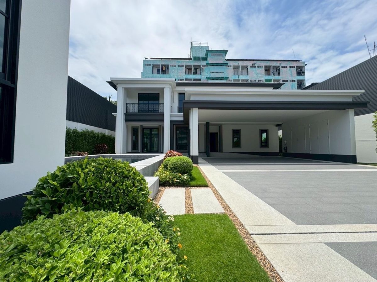ให้เช่าบ้านสมุทรปราการ สำโรง : For Rent บ้านใหม่ ใกล้โรงเรียนบางกอกพัฒนา 